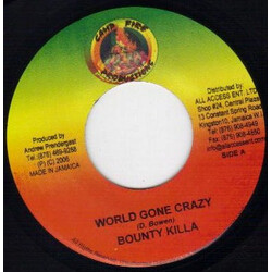 Bounty Killer World Gone Crazy USED VINYL 7INCH 45 RPM