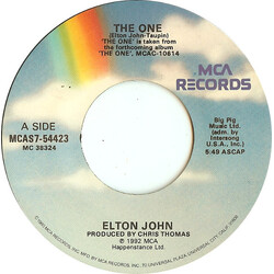 Elton John The One USED VINYL 7INCH SINGLE 45 RPM