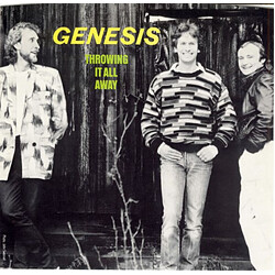 Genesis Throwing It All Away USED VINYL 7INCH 45 RPM SINGLE STEREO