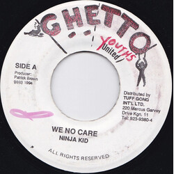 Ninja Kid We No Care USED VINYL 7INCH 45 RPM SINGLE