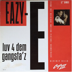 Eazy-E Luv 4 Dem Gangsta'z VINYL 12" USED