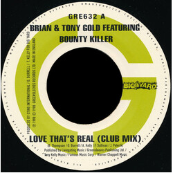 Brian & Tony Gold / Bounty Killer Love That's Real USED VINYL 7INCH 45 RPM