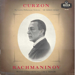 Sergei Vasilyevich Rachmaninoff / Clifford Curzon / The London Philharmonic Orchestra / Sir Adrian Boult Piano Concerto No.2 In C Minor Vinyl LP USED