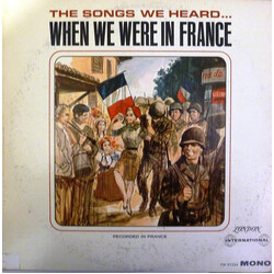 Maurice Larcange & Son Orchestre The Songs We Heard...When We Were in France Vinyl LP USED