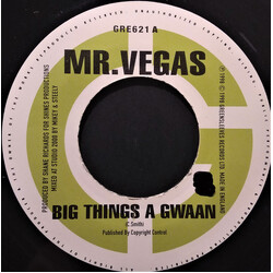 Mr. Vegas / Zebra (3) Big Things A Gwaan / Picture Fi Frame USED VINYL 7INCH