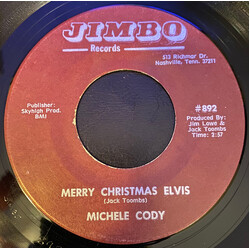 Michele Cody Merry Christmas Elvis USED VINYL 7INCH 45 RPM SINGLE