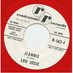 Lou Josie Jeannie / Talk To The Angels USED VINYL 7INCH 45 RPM SINGLE PROMO REISSUE