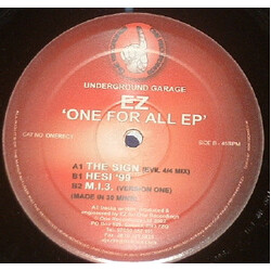 DJ EZ One For All EP VINYL 12" USED