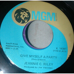 Jeannie C. Riley Give Myself A Party USED VINYL 7INCH 45 RPM