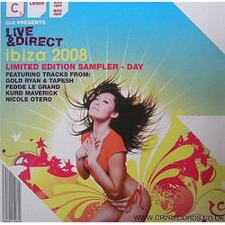 Various Cr2 Presents Live & Direct - Ibiza 2008: Limited Edition Sampler - Day USED VINYL 12INCH LIMITED EDITION SAMPLER 33 S RPM