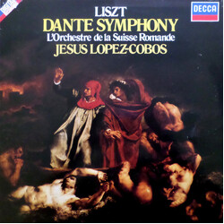 Franz Liszt / Jesús López-Cobos / L'Orchestre De La Suisse Romande Dante Symphony Vinyl LP USED
