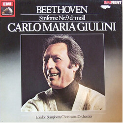 Ludwig van Beethoven / Carlo Maria Giulini / The London Symphony Orchestra / London Symphony Chorus Sinfonie Nr. 9 D - Moll Vinyl LP USED