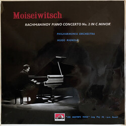 Sergei Vasilyevich Rachmaninoff / Benno Moiseiwitsch / Philharmonia Orchestra / Hugo Rignold Rachmaninov Piano Concerto No. 2 In C Minor Vinyl LP USED