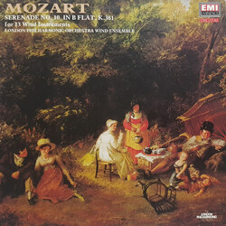 Wolfgang Amadeus Mozart / London Philharmonic Wind Ensemble Serenade No. 10 In B Flat, K.361 For 13 Wind Instruments Vinyl LP USED