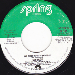 The Fatback Band (Do The) Boogie Woogie / Hesitation Vinyl 7" USED