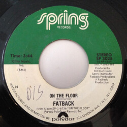 The Fatback Band On The Floor / Chillin' Out USED VINYL 7INCH 45 RPM SINGLE