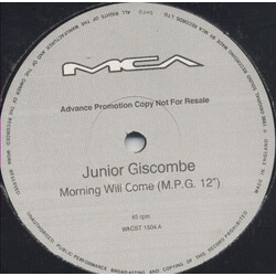 Norman Giscombe Jr. Morning Will Come USED VINYL 12INCH PROMO