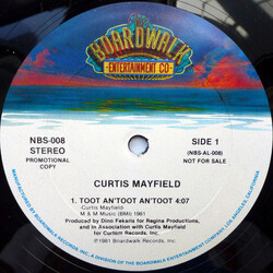 Curtis Mayfield Toot An'Toot An'Toot USED VINYL 12INCH 33 S RPM PROMO STEREO