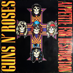 Guns N' Roses Appetite For Destruction Vinyl LP USED