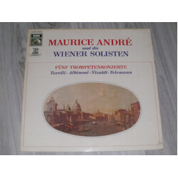 Maurice André / Die Wiener Solisten Fünf Trompetenkonzerte von Torelli, Albinoni, Vivaldi, Telemann Vinyl LP USED