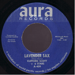 Clifford Scott Lavender Sax / Beach Bunny USED VINYL 7INCH 45 RPM