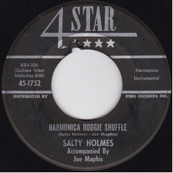 Salty Holmes Mama Blues / Harmonica Boogie Shuffle USED VINYL 7INCH 45 RPM