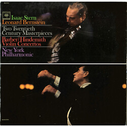 Isaac Stern / Leonard Bernstein / The New York Philharmonic Orchestra / Samuel Barber / Paul Hindemith Two Twentieth Century Masterpieces - Violin Con