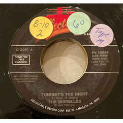 The Shirelles Tonight's The Night USED VINYL 7INCH 45 RPM SINGLE