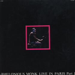 Thelonious Monk Live In Paris Part 1 Vinyl LP USED
