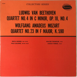 Ludwig van Beethoven / Wolfgang Amadeus Mozart / Erica Morini / Felix Galimir / Walter Trampler / Laszlo Varga Quartet No.4 In C Minor, Op.18, No.4 / 