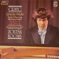 Edvard Grieg / Zoltán Kocsis Lyrische Stücke = Lyric Pieces Op. 43 Nrs. 1-6 ‧ Op. 12 Nrs. 1-8 / Sonata In E Minor, Op. 7 Vinyl LP USED