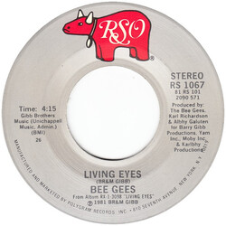 Bee Gees Living Eyes Vinyl 7" USED