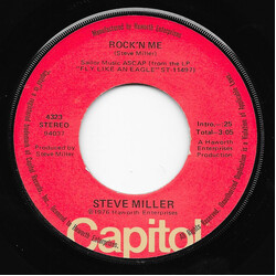 Steve Miller Rock'n Me / Shu Ba Da Du Ma Ma Ma Ma USED VINYL 7INCH 45 RPM SINGLE MISPRINT STEREO