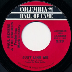 Paul Revere & The Raiders / Mark Lindsay Just Like Me / Kicks USED VINYL 7INCH 45 RPM