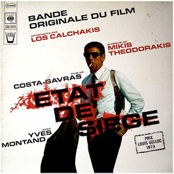 Mikis Theodorakis / Los Calchakis Bande Originale Du Film "Etat De Siege" Vinyl LP USED