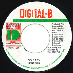 Bushman (3) So Easy USED VINYL 7INCH 45 RPM