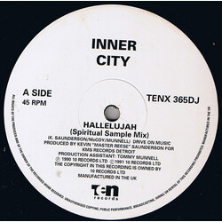 Inner City Hallelujah USED VINYL 12INCH 45 RPM PROMO
