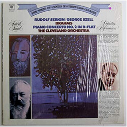 Rudolf Serkin / George Szell / Johannes Brahms / The Cleveland Orchestra Piano Concerto No. 2 In B-Flat Vinyl LP USED
