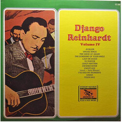 Django Reinhardt Django Reinhardt: Volume IV Vinyl LP USED