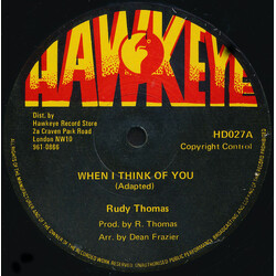Ruddy Thomas When I Think Of You / This Old Man USED VINYL 12INCH 45 RPM