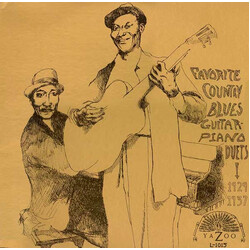 Various Favorite Country Blues Guitar-Piano Duets (1929-1937) Vinyl LP USED