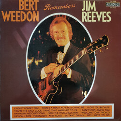 Bert Weedon Remembers Jim Reeves Vinyl LP USED