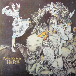Kate Bush Never For Ever Vinyl LP USED