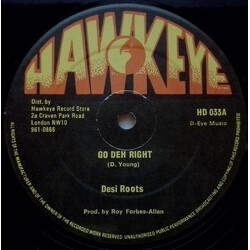 Desi Roots / The Revolutionaries Go Deh Right / Go Right Deh USED VINYL 12INCH 45 RPM