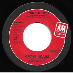 Bryan Adams Run To You USED VINYL 7INCH 45 RPM SINGLE PROMO