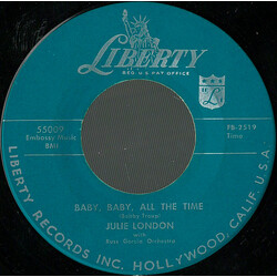 Julie London / Russell Garcia And His Orchestra Baby, Baby, All The Time USED VINYL 7INCH 45 RPM SINGLE
