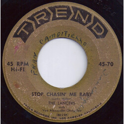 The Lancers (4) / Van Alexander And His Orchestra Stop Chasin' Me Baby USED VINYL 7INCH 45 RPM SINGLE