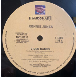 Ronnie Jones Video Games USED VINYL 12INCH PROMO