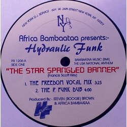 Afrika Bambaataa / Hydraulic Funk The Star Spangled Banner / The Spell Of Kingu USED VINYL 12INCH