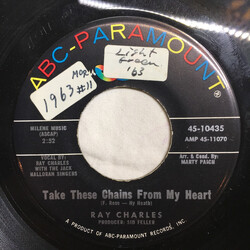 Ray Charles Take These Chains From My Heart / No Letter Today USED VINYL 7INCH 45 RPM